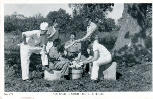 Post card from Leonard Cooper to Mollye Sklut, Under the K.P. tree