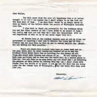 Albert Fineman letter